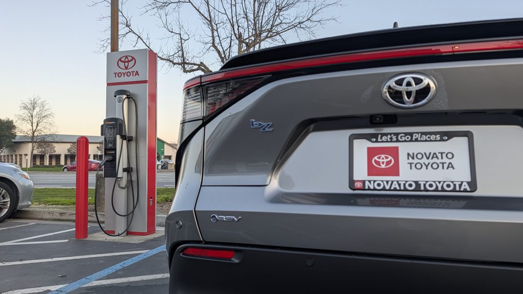 New Toyota RAV4 Hybrid and electric EV bZ for sale at Novato Toyota near Petaluma
