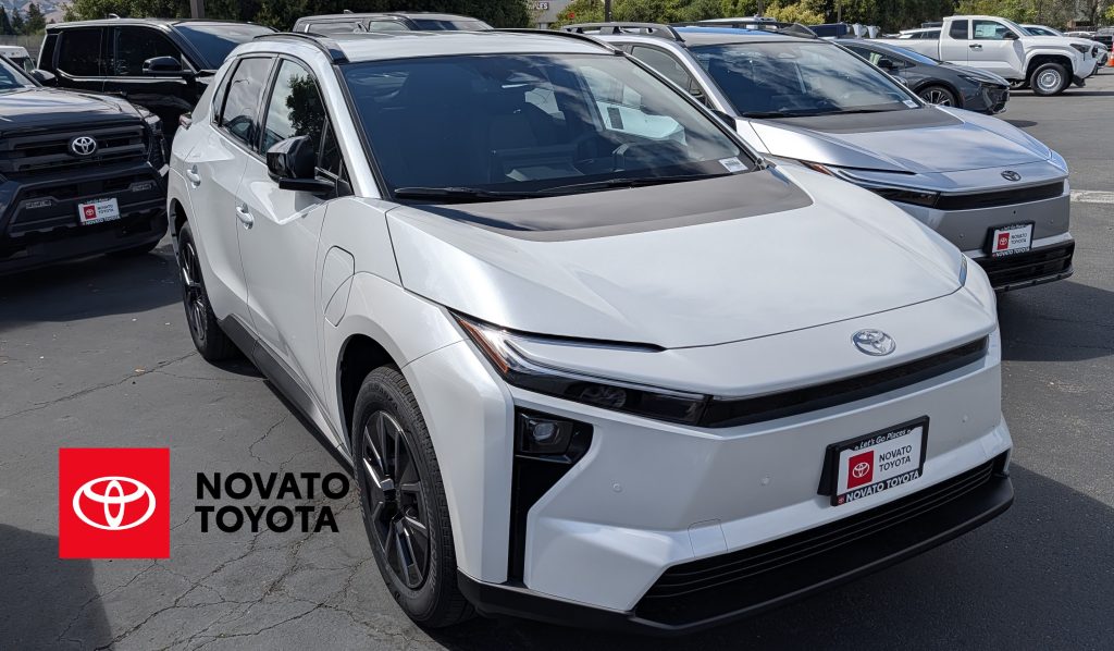 The new 2026 Toyota bZ and bZ Woodland electric vehicles available in the San Francisco Bay Area.