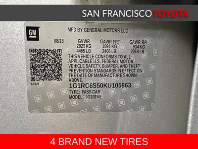 2019 Chevrolet Volt LT