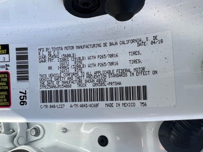2018 Toyota Tacoma TRD Off-Road V6