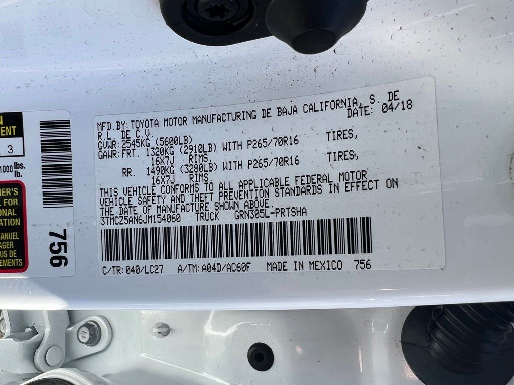 2018 Toyota Tacoma TRD Off-Road V6