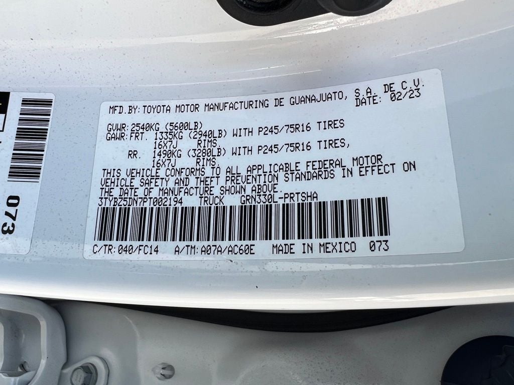 2023 Toyota Tacoma SR5 V6