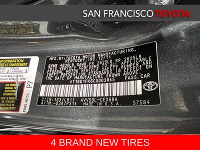 2012 Toyota Camry Hybrid XLE