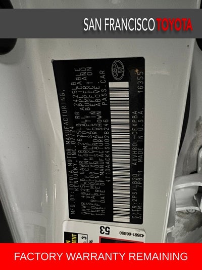 2025 Toyota Camry XSE