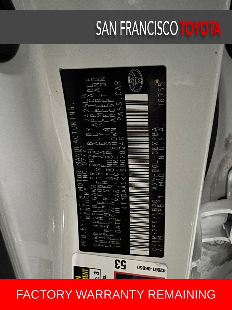 2025 Toyota Camry XSE