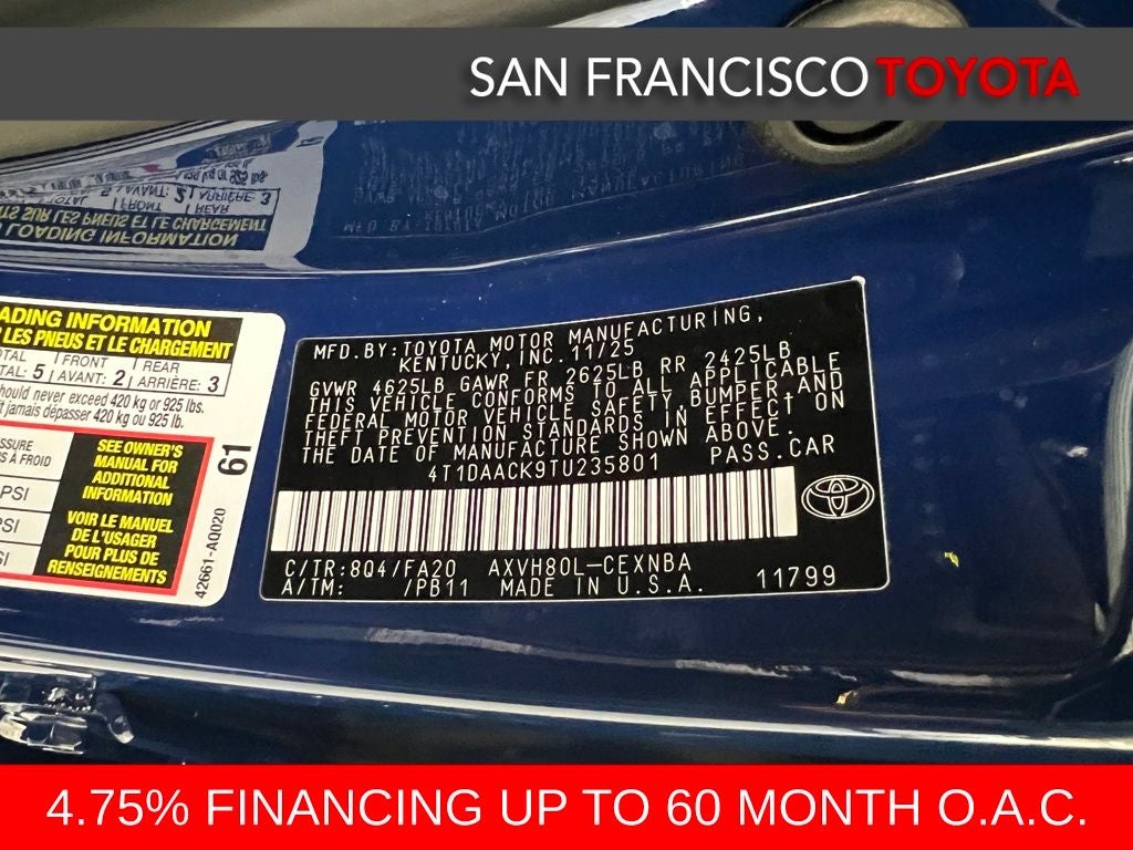 2026 Toyota Camry LE