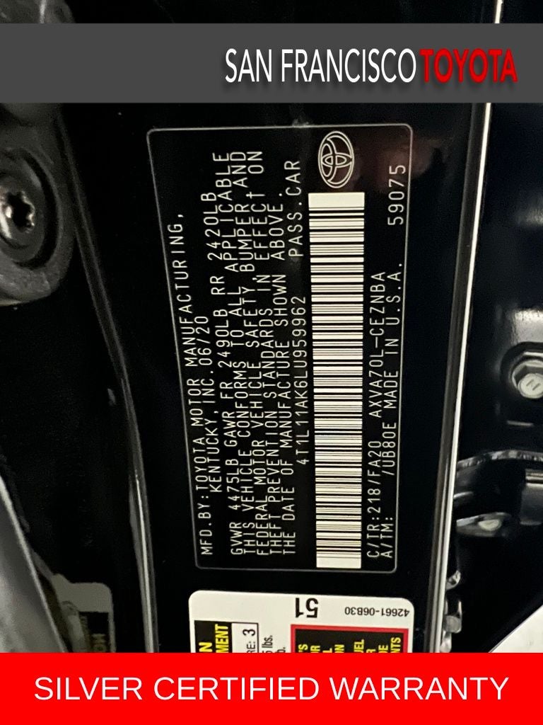 2020 Toyota Camry LE