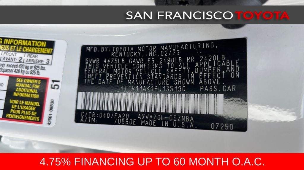 2023 Toyota Camry LE