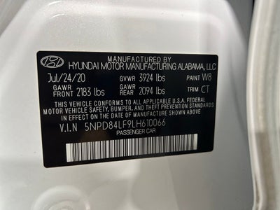 2020 Hyundai Elantra SEL