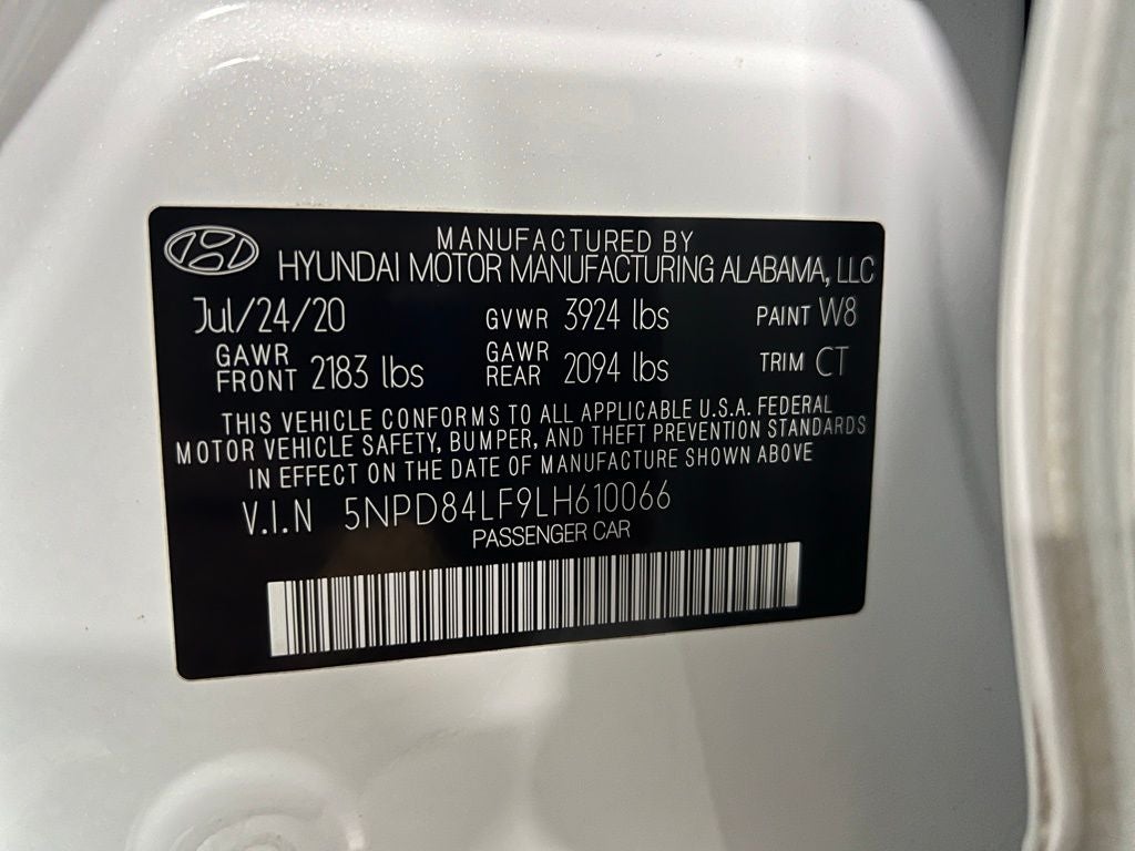 2020 Hyundai Elantra SEL