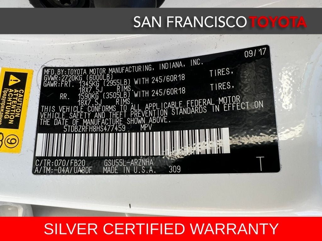 2017 Toyota Highlander LE