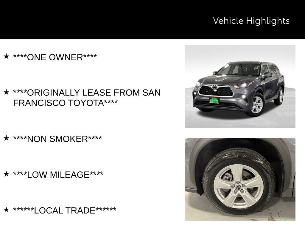 2023 Toyota Highlander LE