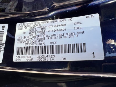 2025 Toyota Tundra Hybrid 1794 Edition