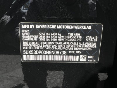 2022 BMW X3 xDrive30i