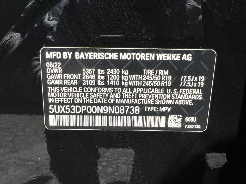 2022 BMW X3 xDrive30i