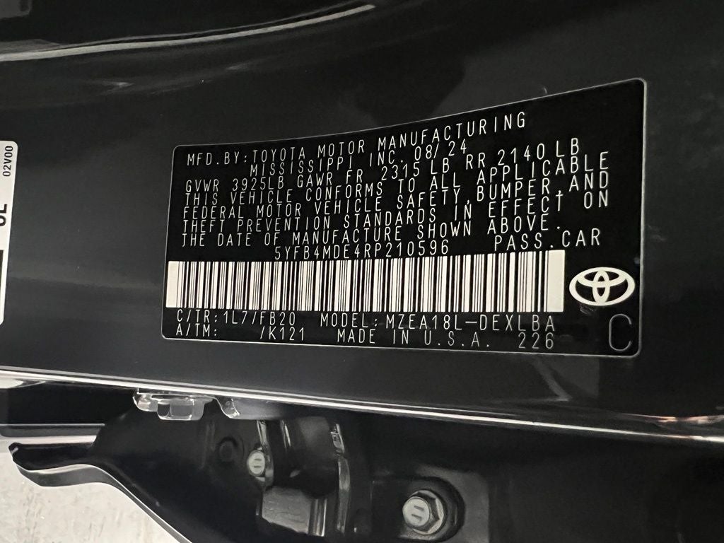 2024 Toyota Corolla LE