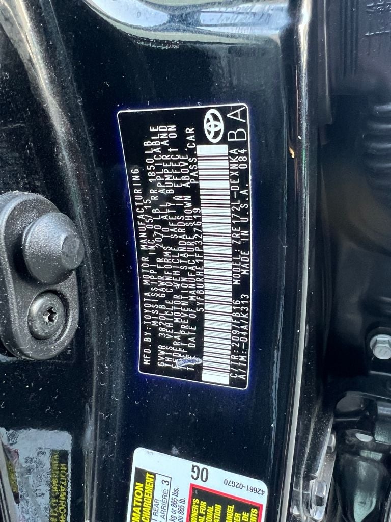 2015 Toyota Corolla LE Plus