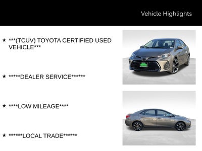 2019 Toyota Corolla SE