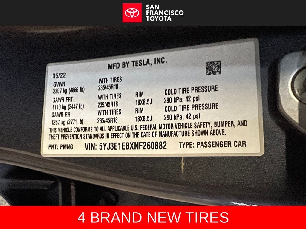 2022 Tesla Model 3 Long Range