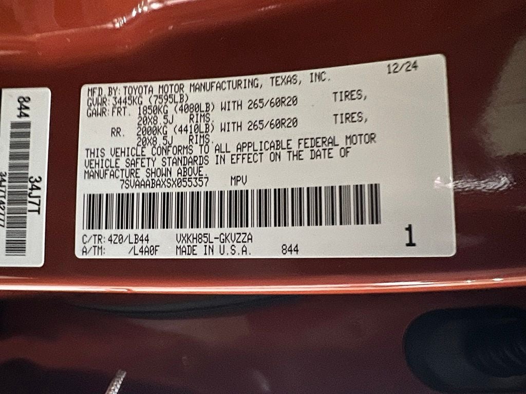 2025 Toyota Sequoia 1794 Edition