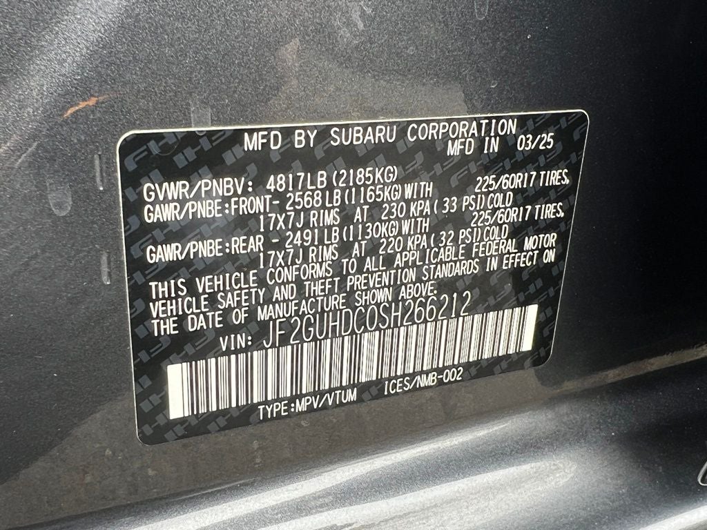 2025 Subaru Crosstrek Premium