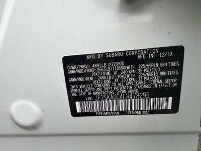 2020 Subaru Forester Limited