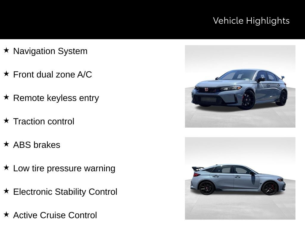 2025 Honda Civic Type R Manual