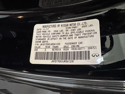 2018 INFINITI Q60 3.0t LUXE