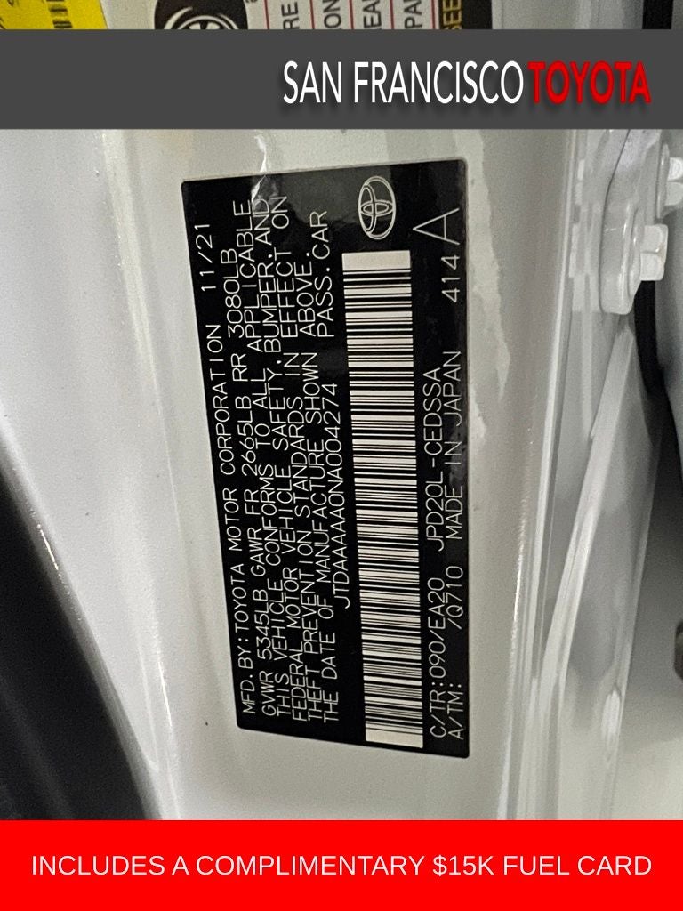 2022 Toyota Mirai XLE