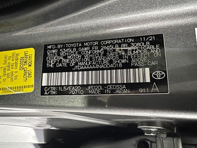 2022 Toyota Mirai XLE