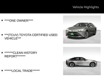 2022 Toyota Mirai XLE