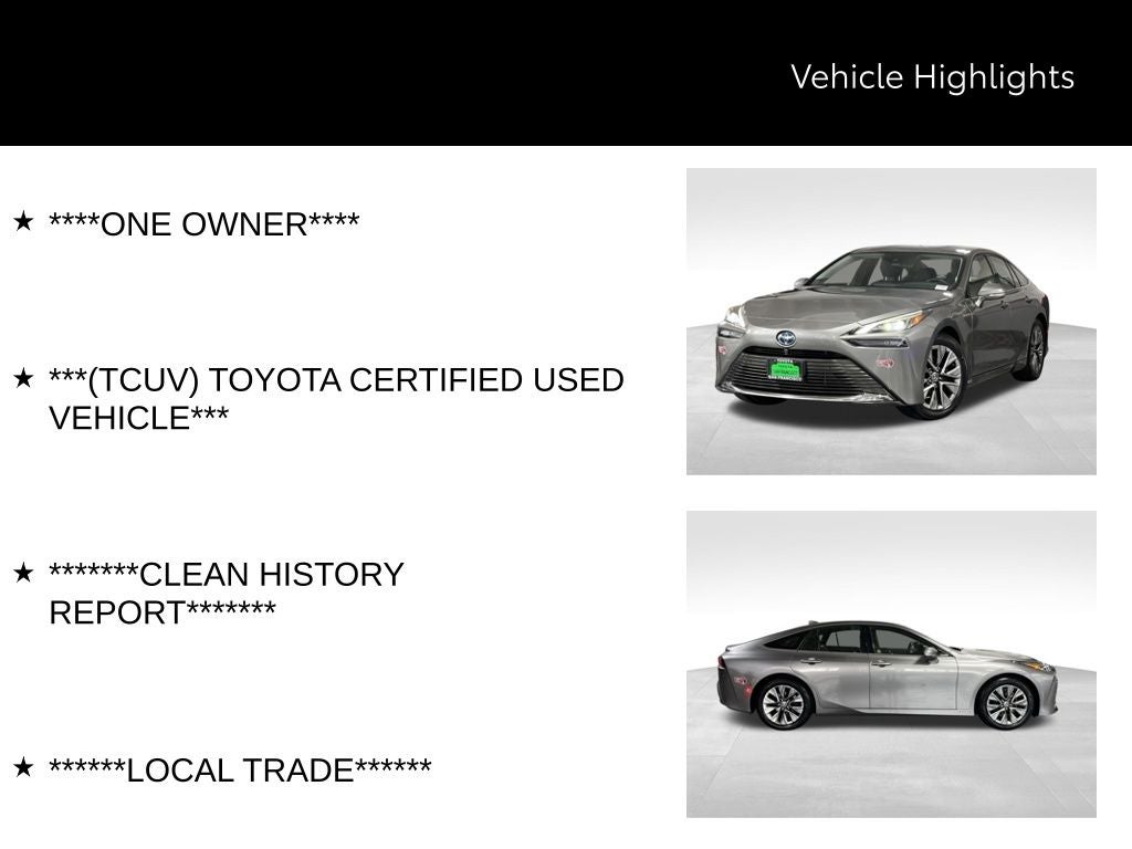 2022 Toyota Mirai XLE
