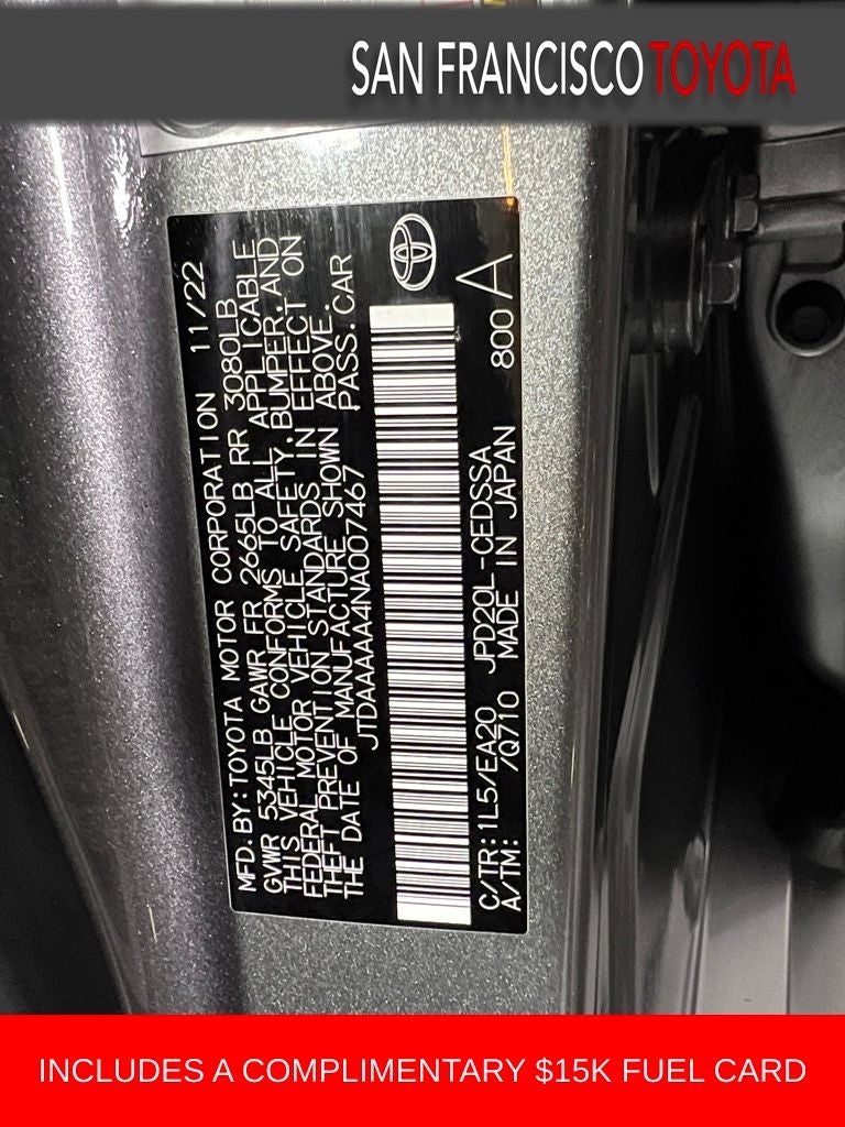 2022 Toyota Mirai XLE