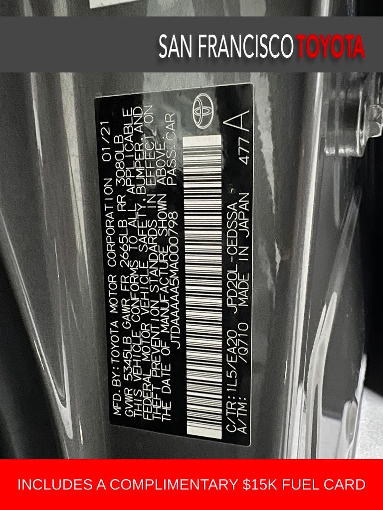 2021 Toyota Mirai XLE