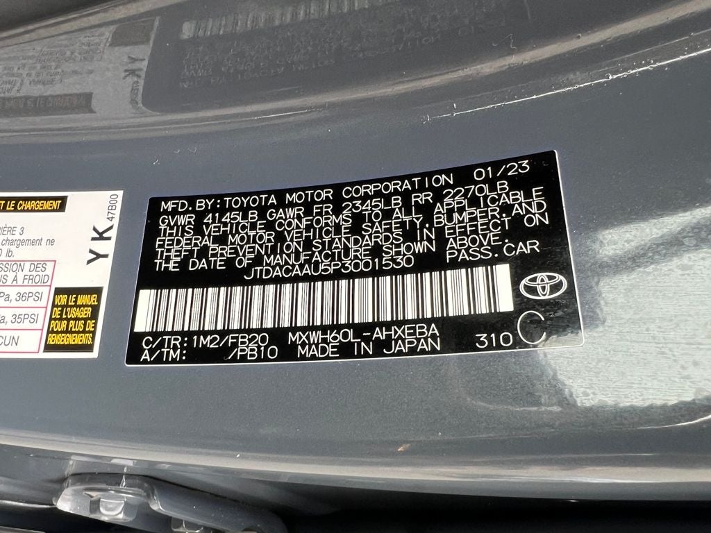 2023 Toyota Prius LE