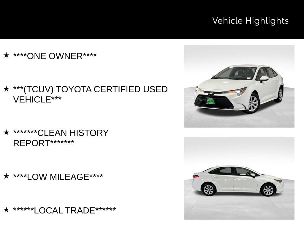 2023 Toyota Corolla LE