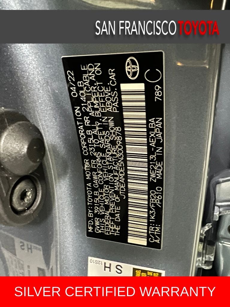 2022 Toyota Corolla Hybrid LE