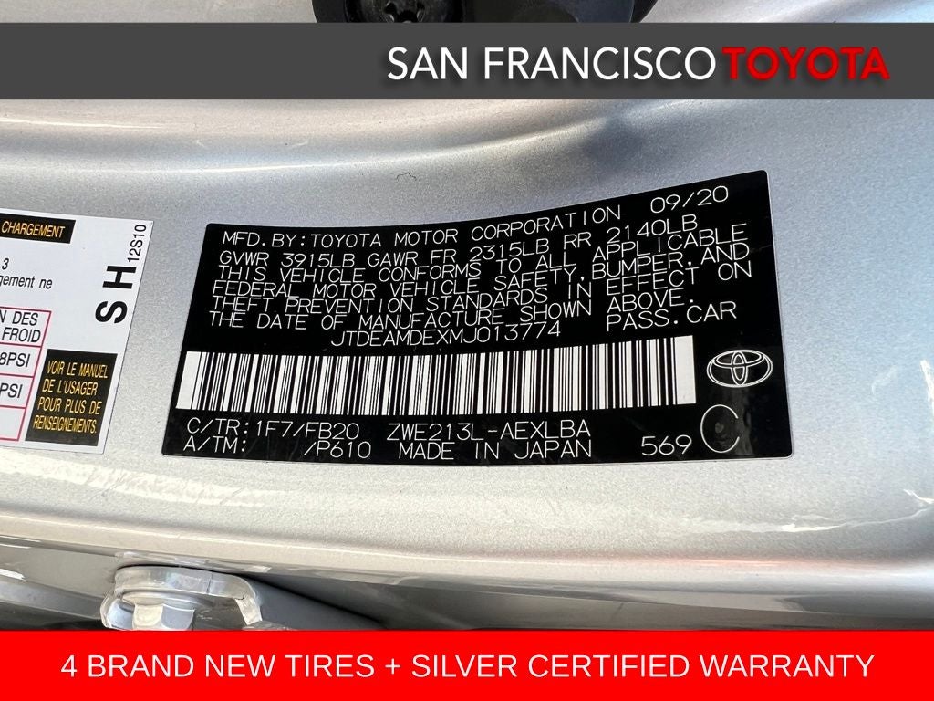 2021 Toyota Corolla Hybrid LE