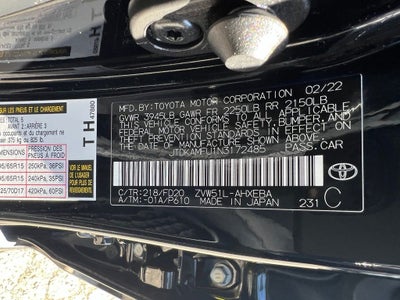 2022 Toyota Prius LE