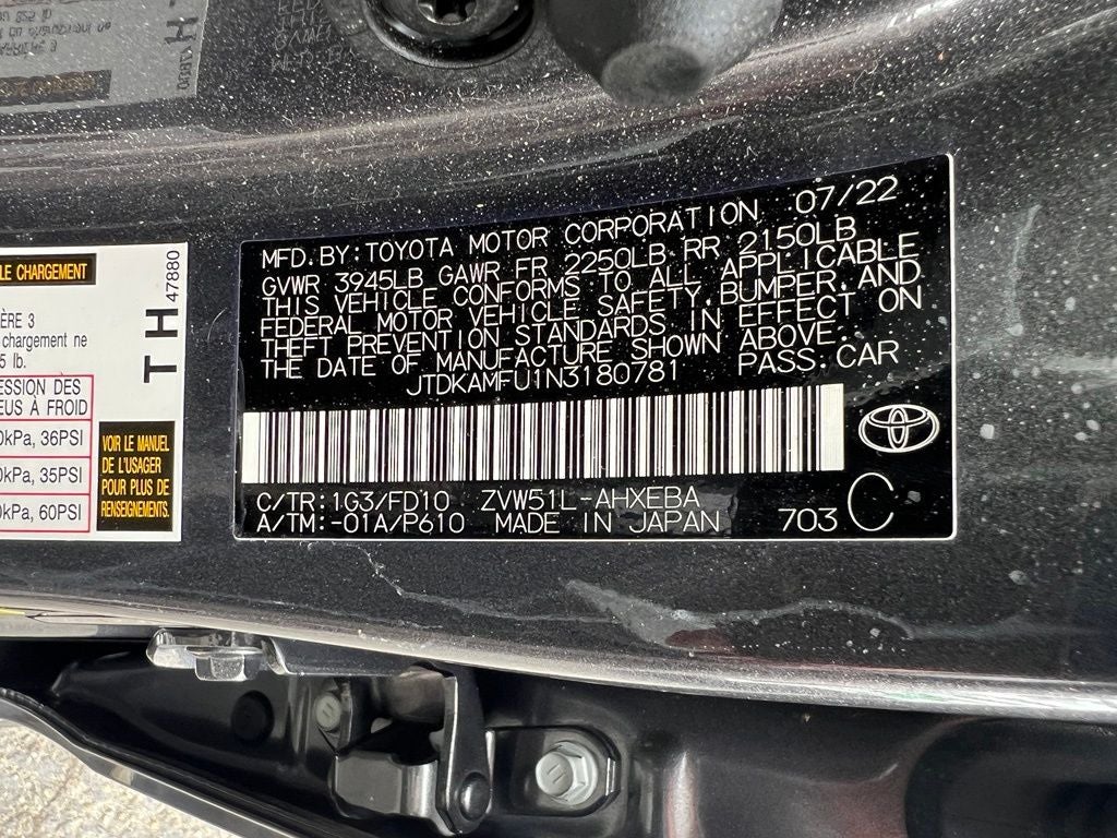 2022 Toyota Prius LE