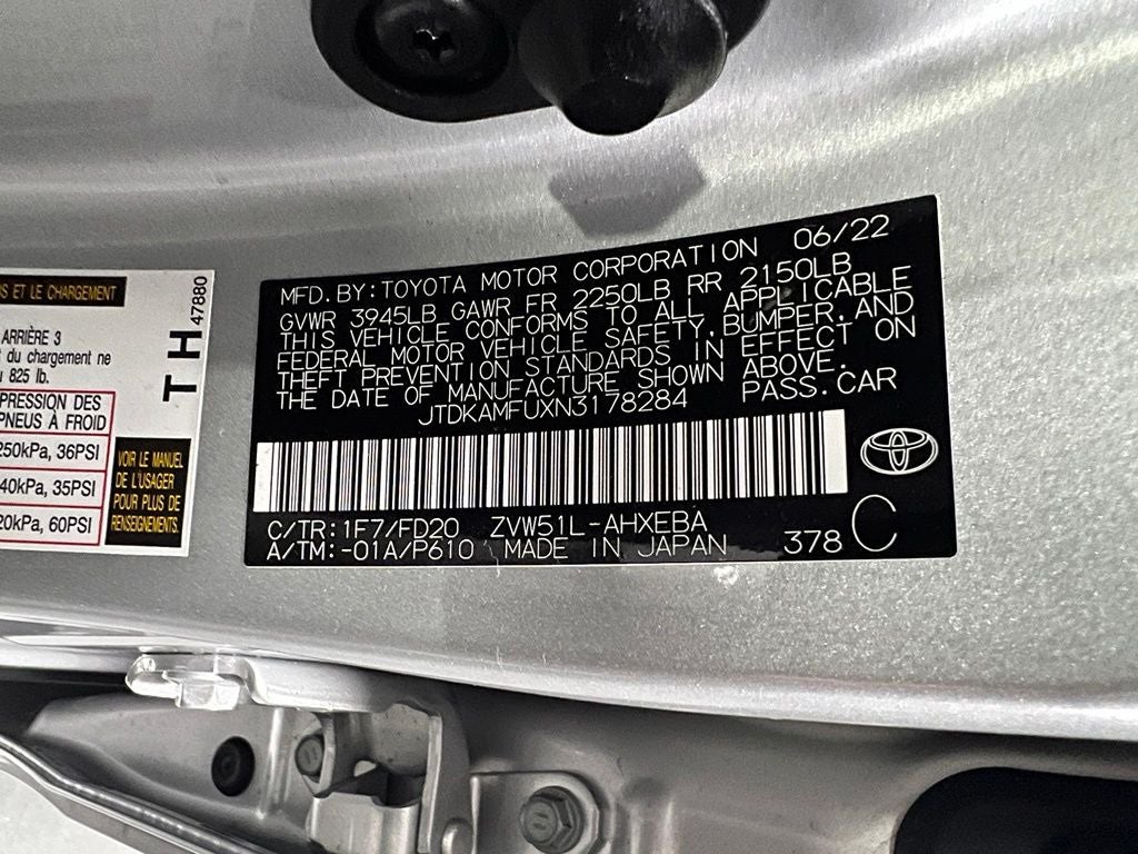 2022 Toyota Prius LE