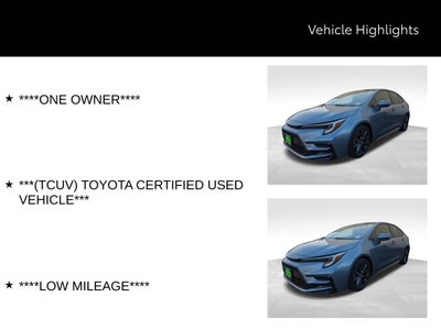 2024 Toyota Corolla XSE