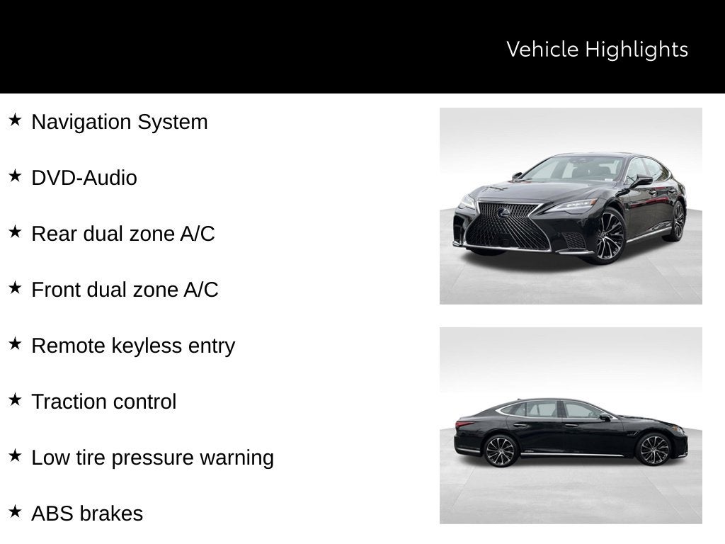 2022 Lexus LS 500h Base