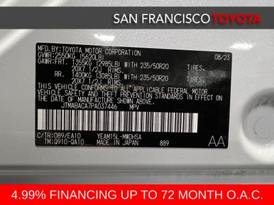 2023 Toyota bZ4X Limited