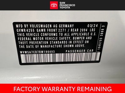 2024 Volkswagen Golf GTI SE