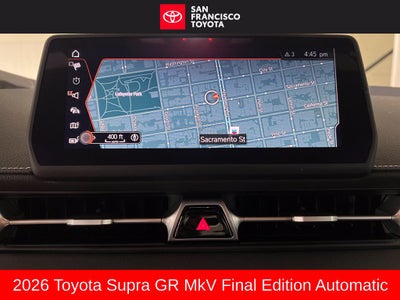 2026 Toyota GR Supra MkV Final Edition