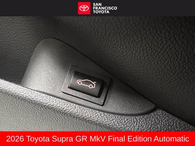 2026 Toyota GR Supra MkV Final Edition