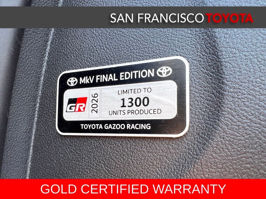 2026 Toyota GR Supra MkV Final Edition