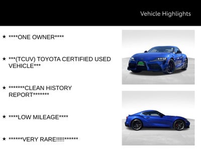 2023 Toyota GR Supra 3.0 Premium