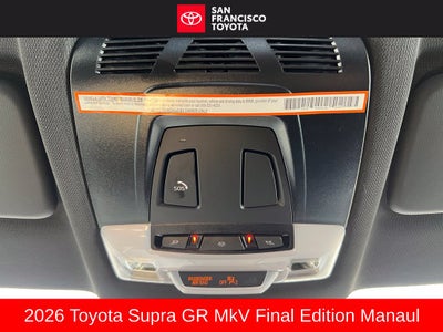 2026 Toyota GR Supra MkV Final Edition